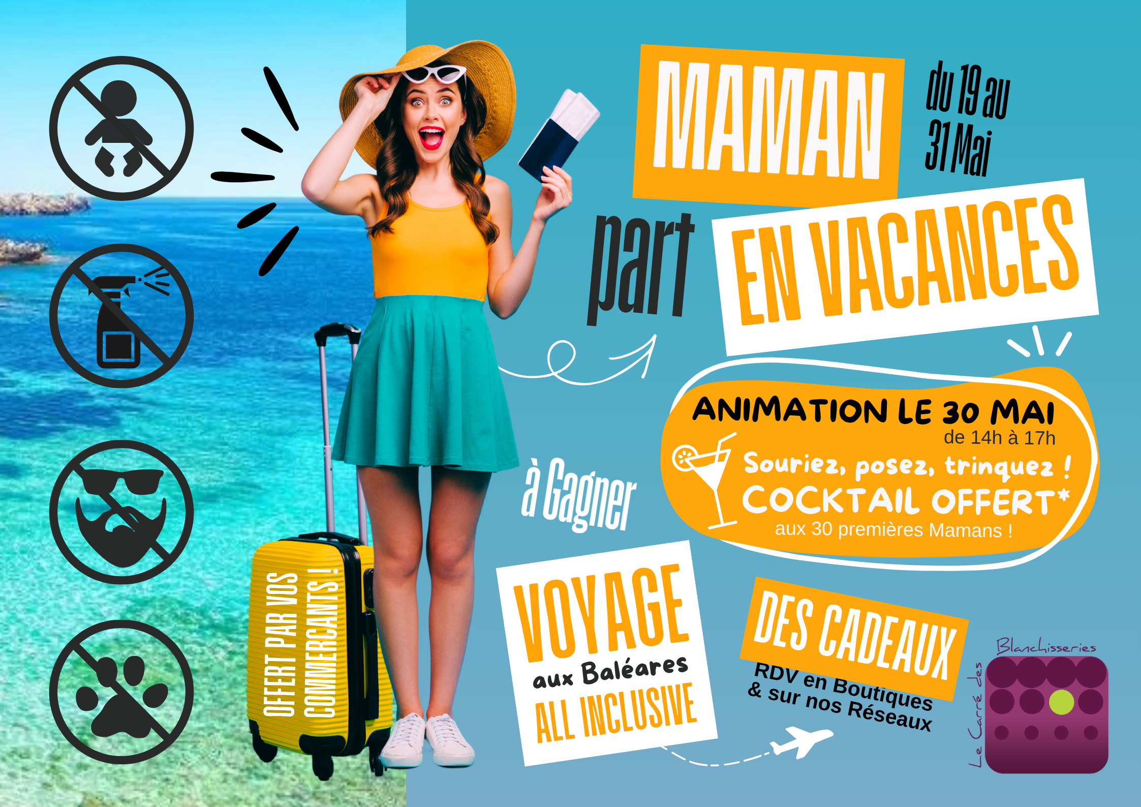 MAMAN PART EN VACANCES